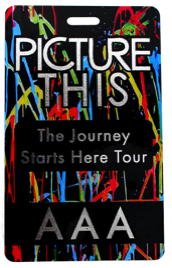 picture this 1st tour pass laminate